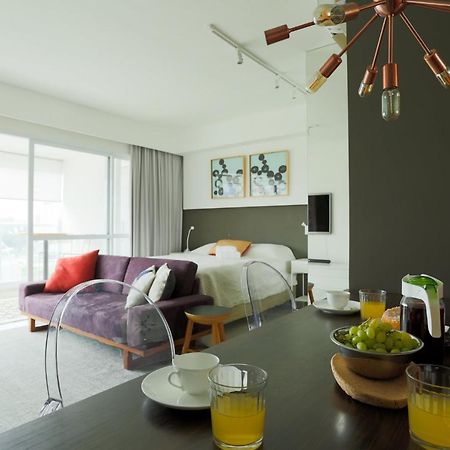 Studio Brooklin Premium Com Piscina Aquecida Lägenhet São Paulo Exteriör bild