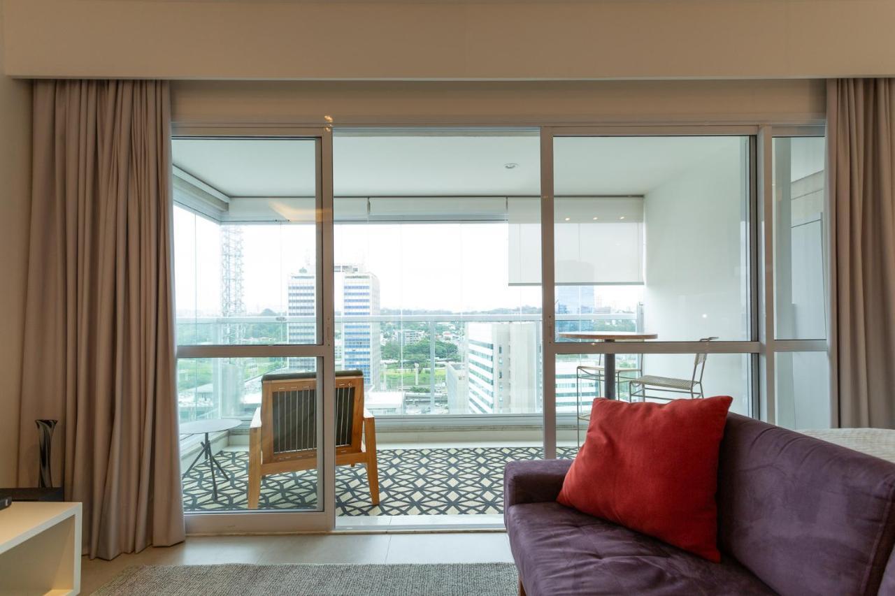 Studio Brooklin Premium Com Piscina Aquecida Lägenhet São Paulo Exteriör bild