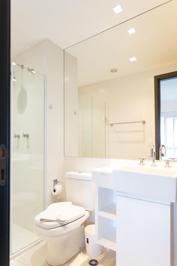 Studio Brooklin Premium Com Piscina Aquecida Lägenhet São Paulo Exteriör bild