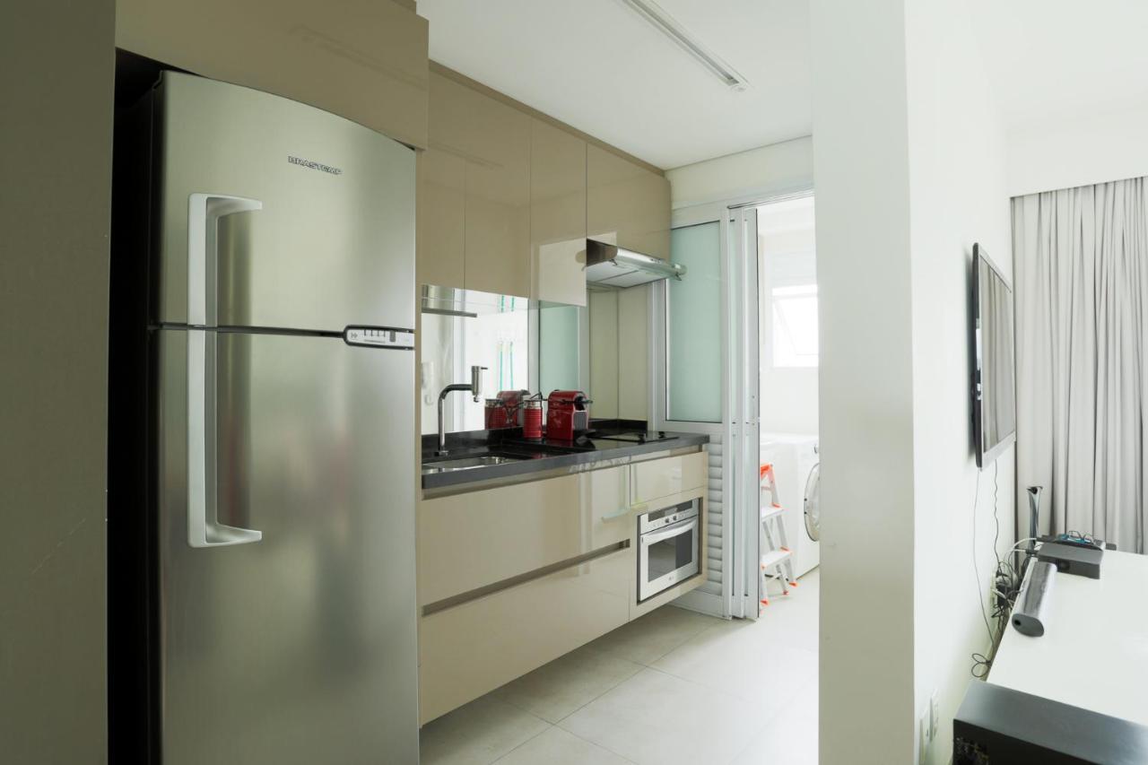 Studio Brooklin Premium Com Piscina Aquecida Lägenhet São Paulo Exteriör bild